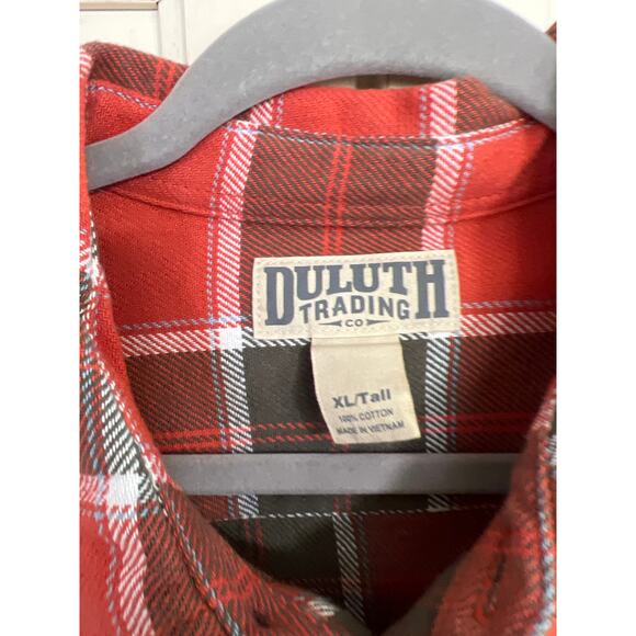 Duluth Trading Company size XL tall heavy flannel short - Picture 2 of 2